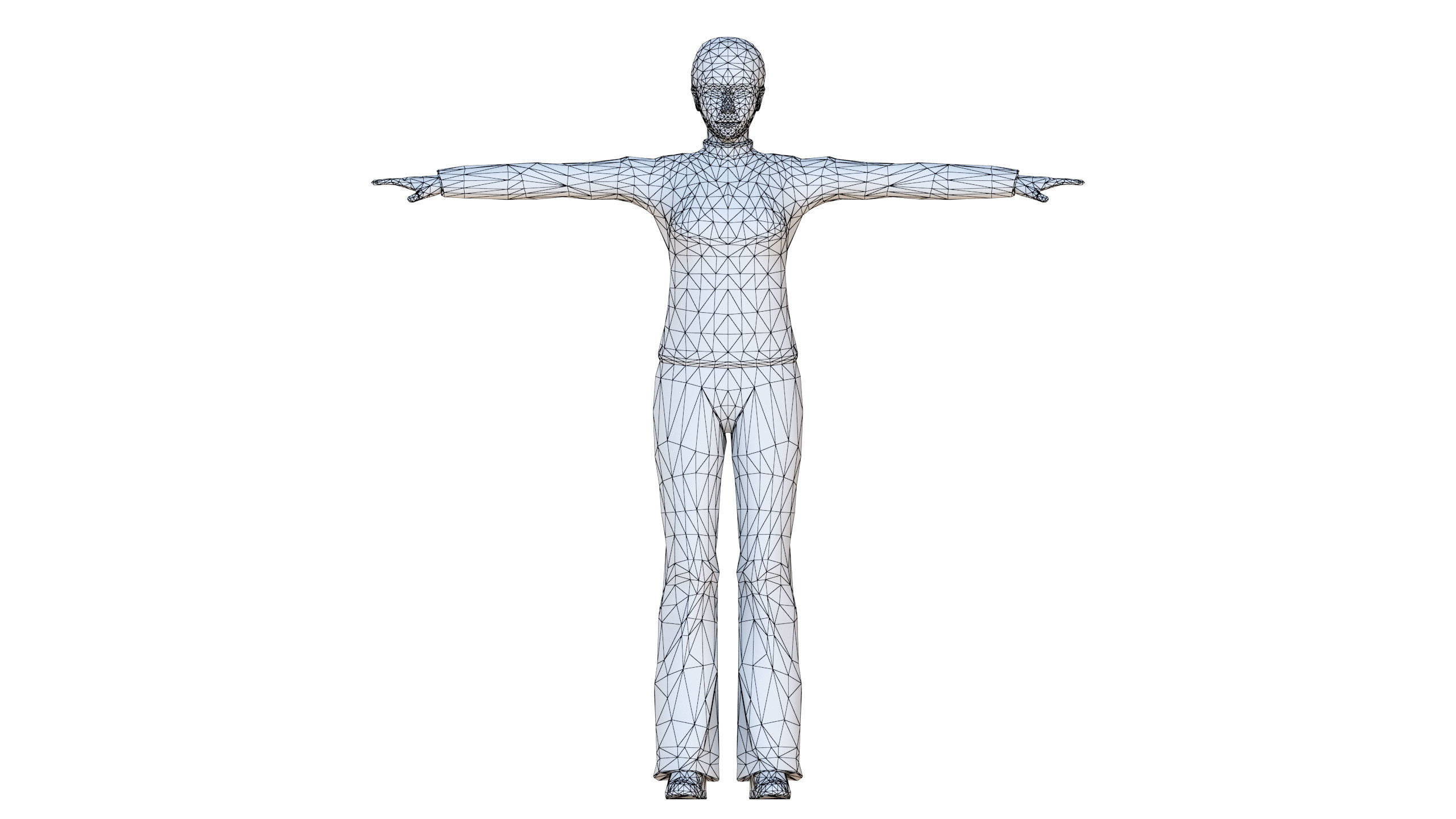 Woman 9 With 52 Animations 32 Morphs Low-poly 3D model_22