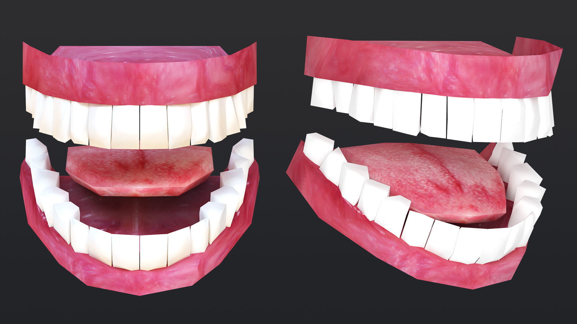 Woman 10 With 52 Animations 32 Morphs Low-poly 3D model_8