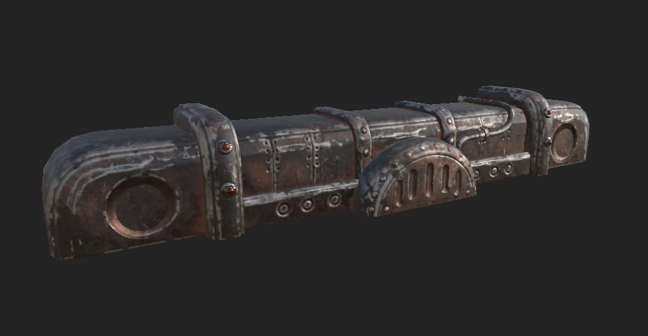 Demo Trim Low-poly 3D model_4