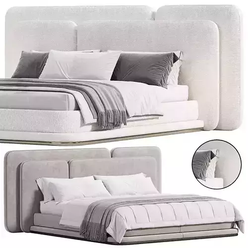 Hadrian Bed 3D model
