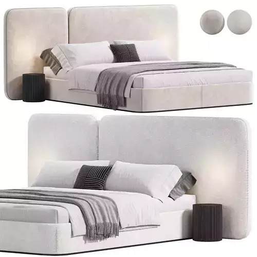 Dunes bed 3D model