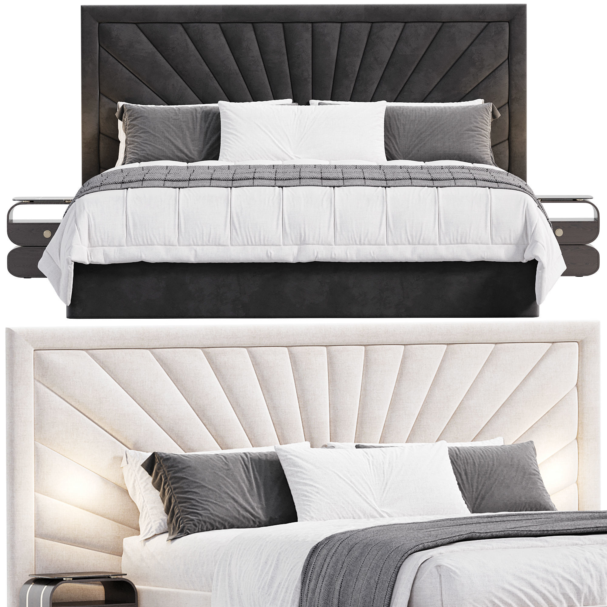 Bed KRMP 03 3D model_1