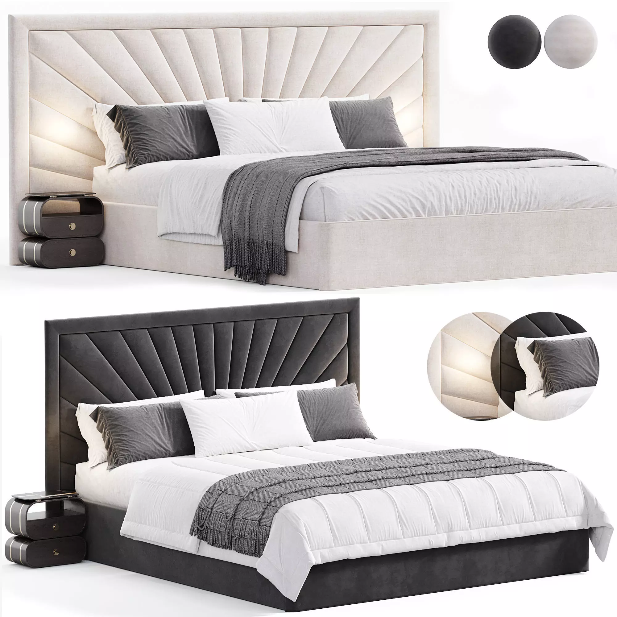 Bed KRMP 03 3D model_0