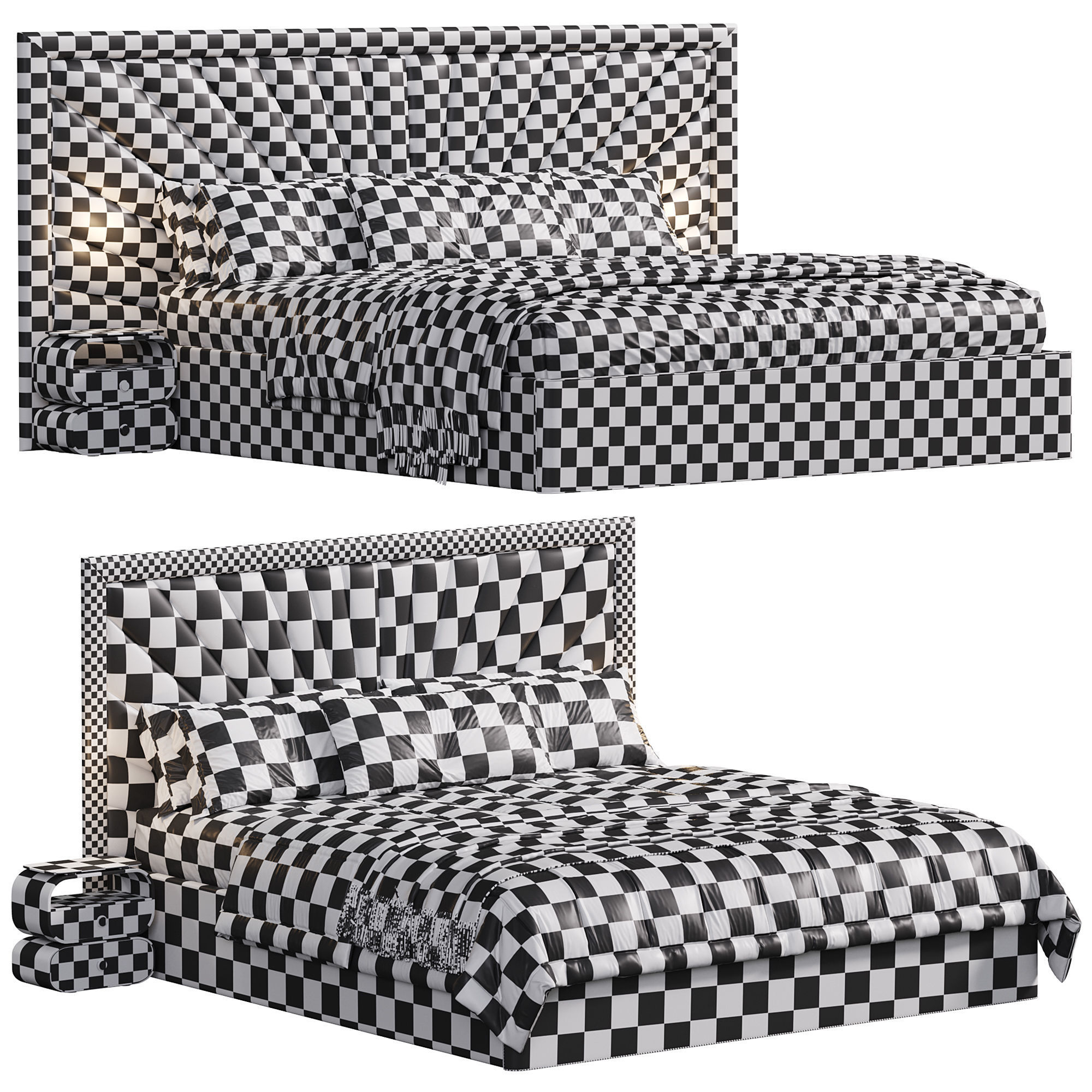 Bed KRMP 03 3D model_5