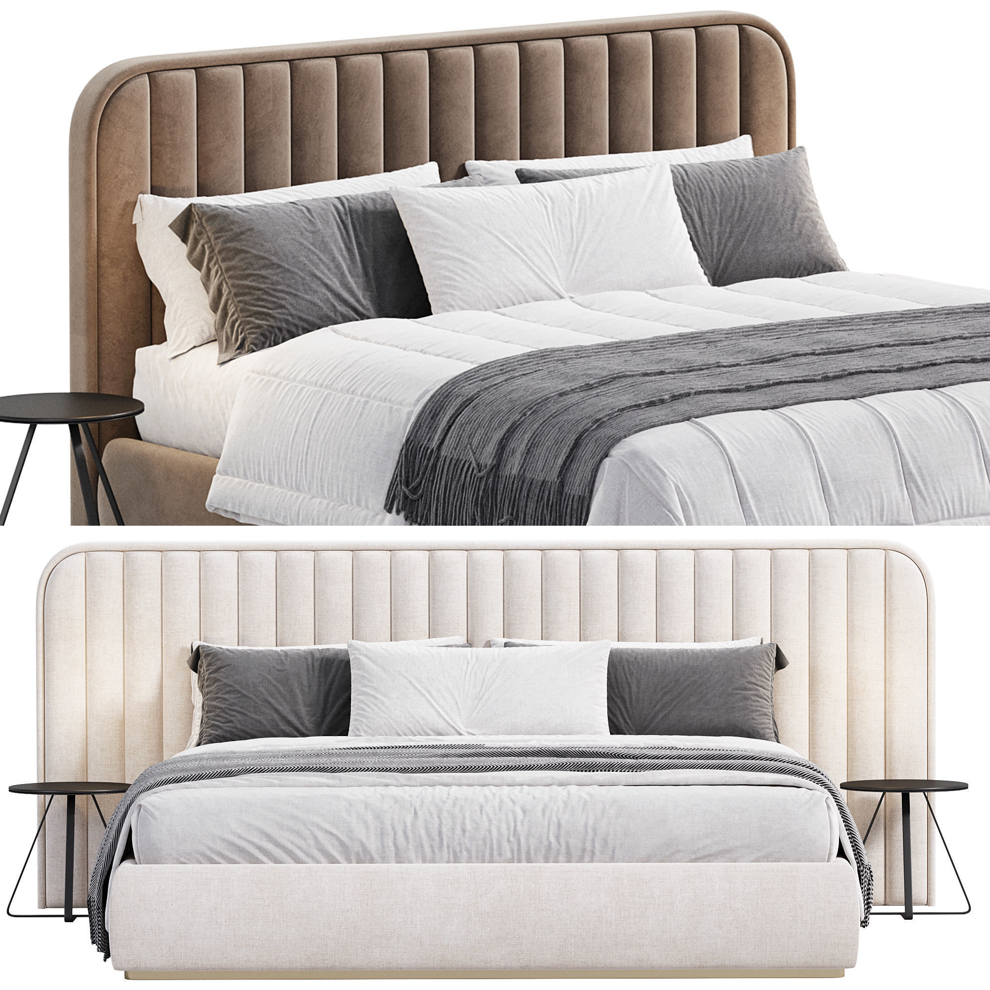 Bed KRMP 01 3D model_1