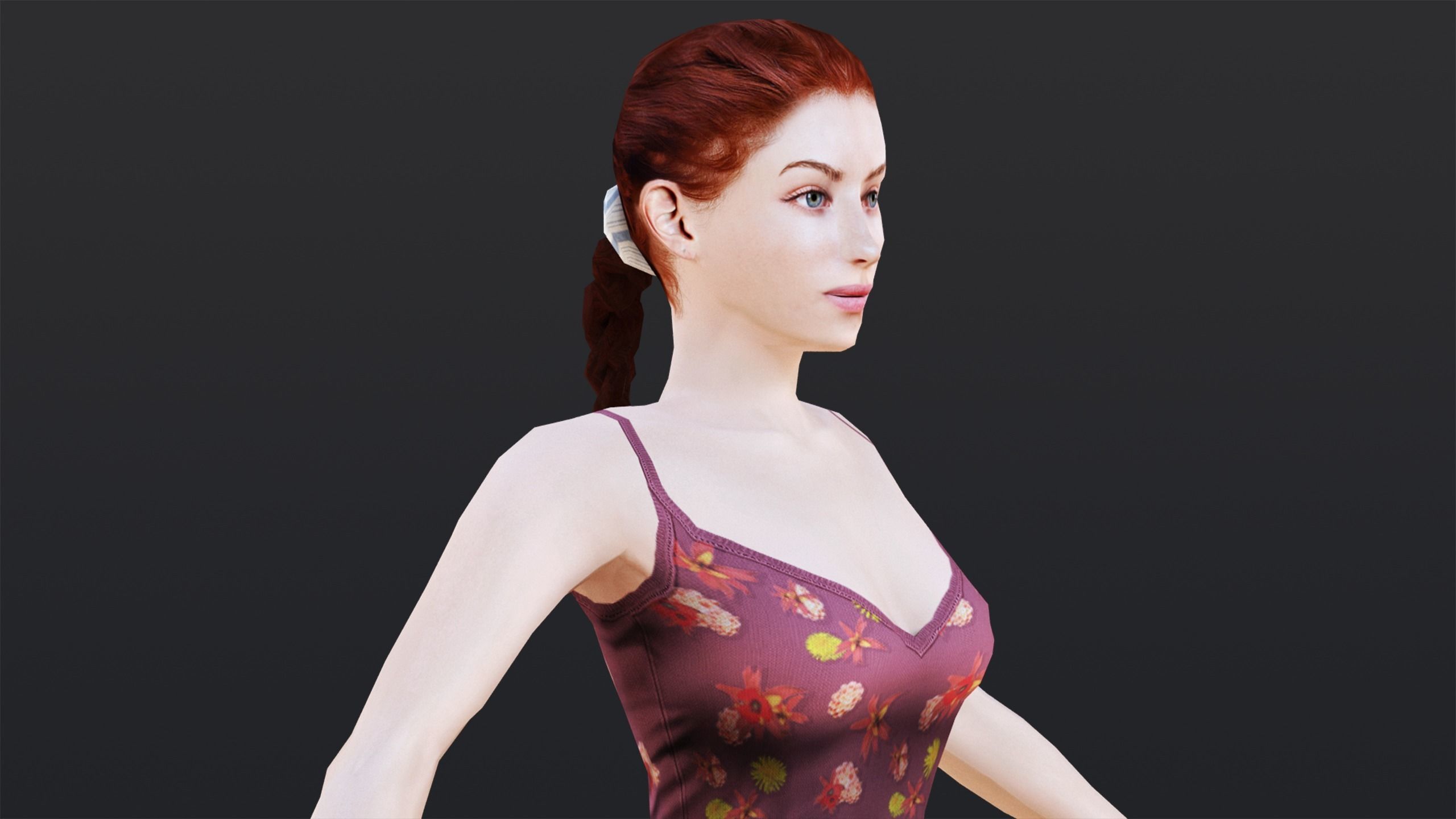 Woman 6 To 10 With 52 Animations 32 Morphs 3D Model Collection_21