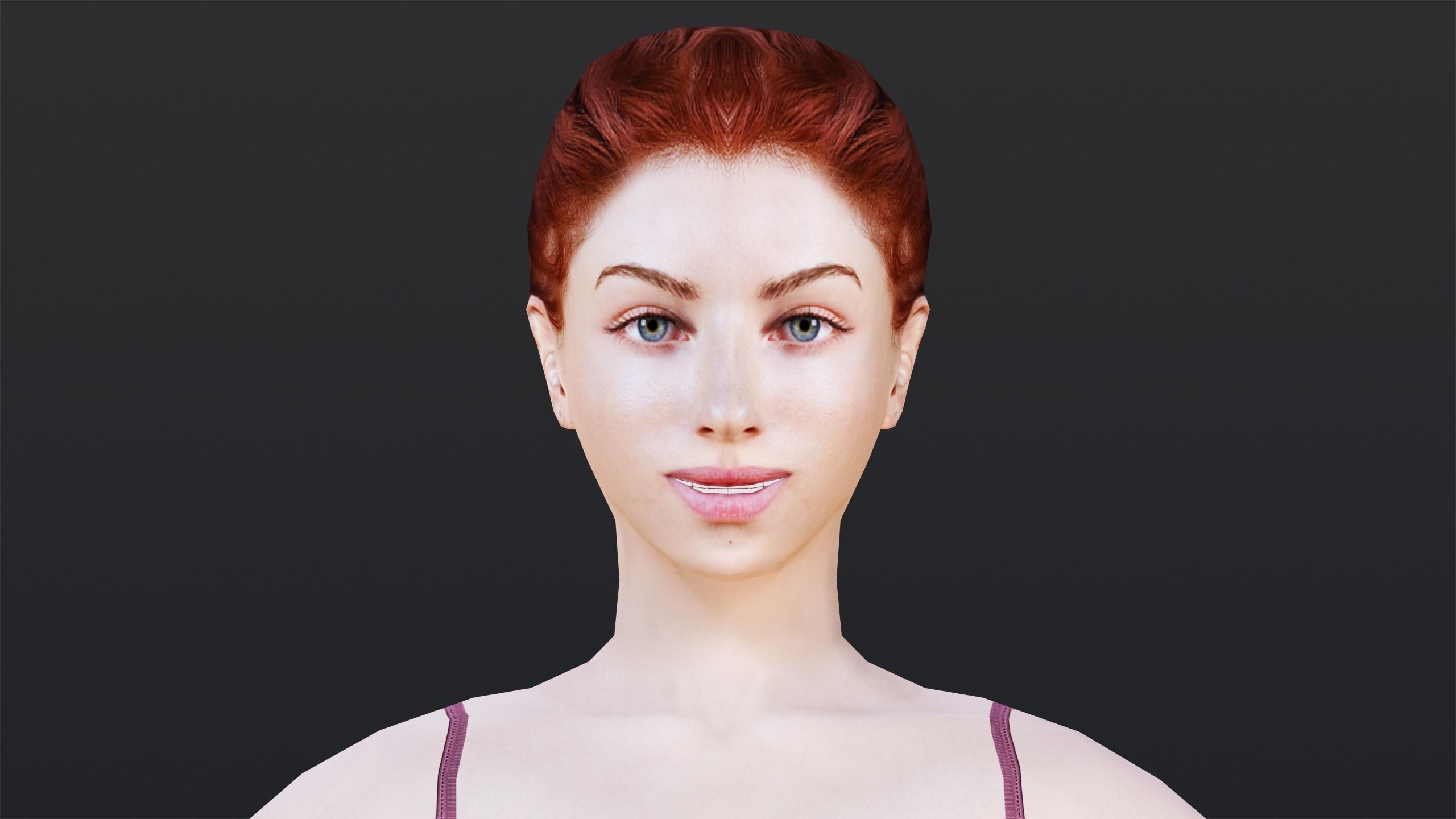 Woman 6 To 10 With 52 Animations 32 Morphs 3D Model Collection_12