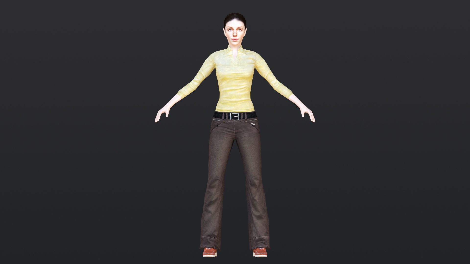 Woman 6 To 10 With 52 Animations 32 Morphs 3D Model Collection_19