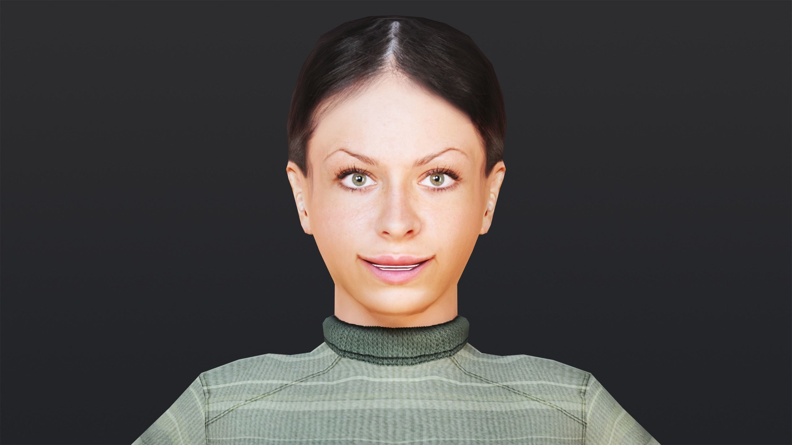 Woman 6 To 10 With 52 Animations 32 Morphs 3D Model Collection_14