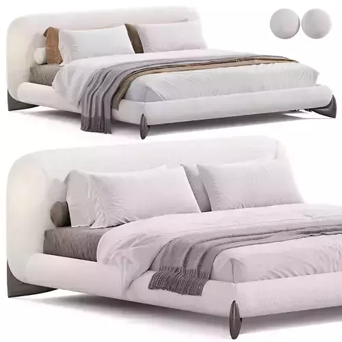 PoradaSoftbay Bed 3D model