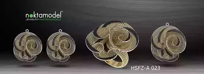 ring gold 3D print model