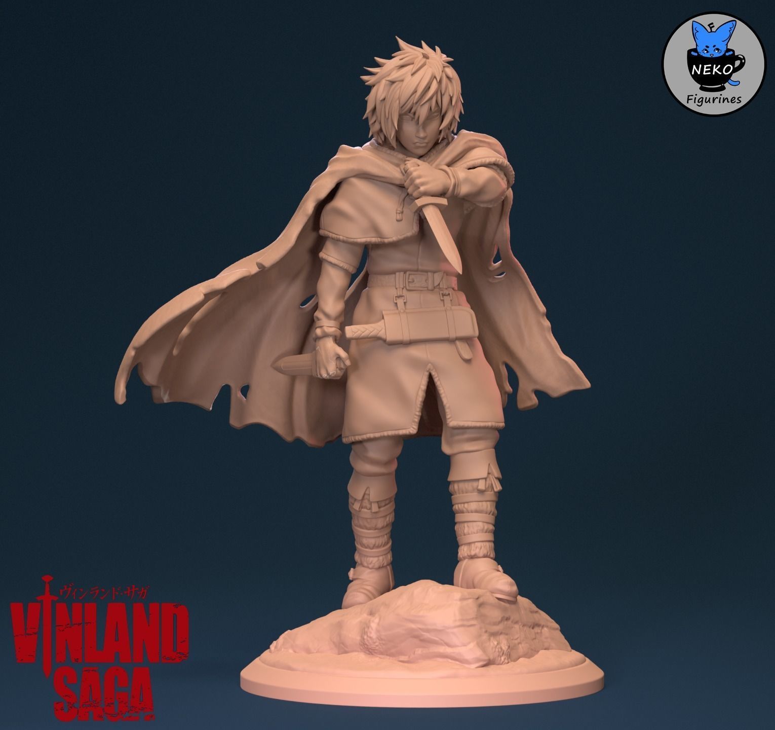 Thorfinn Karlsefni - VINLAND SAGA Anime Figurine STL  3D print model_19
