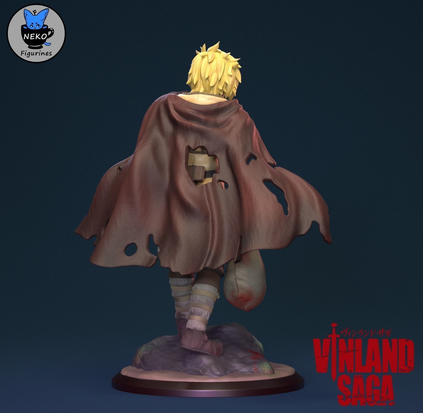 Thorfinn Karlsefni - VINLAND SAGA Anime Figurine STL  3D print model_12