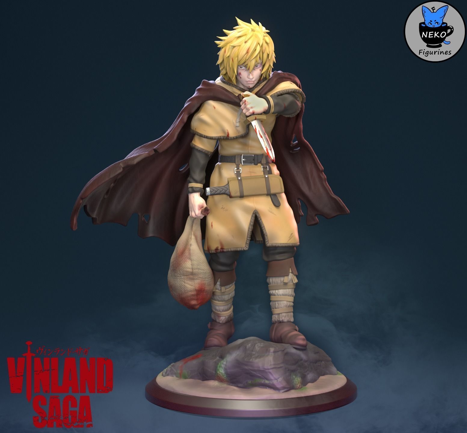 Thorfinn Karlsefni - VINLAND SAGA Anime Figurine STL  3D print model_6