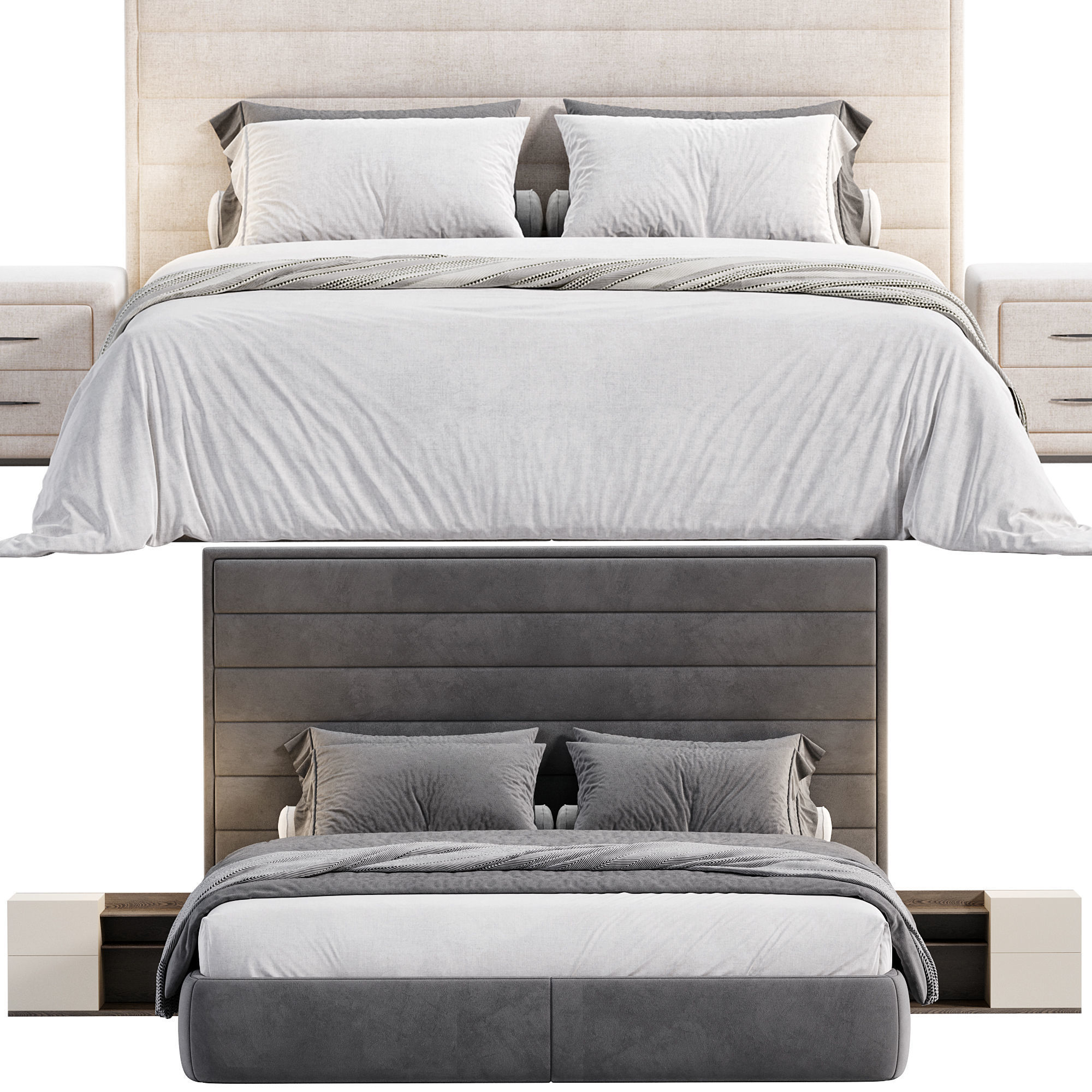 Nayrobi bed 3D model_4