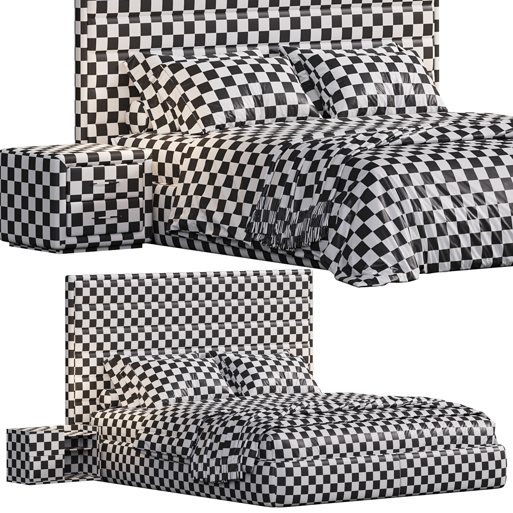 Nayrobi bed 3D model_5