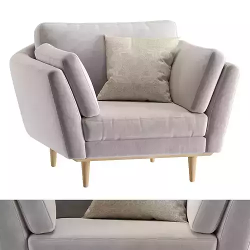 Hague Mid Century Accent Chair