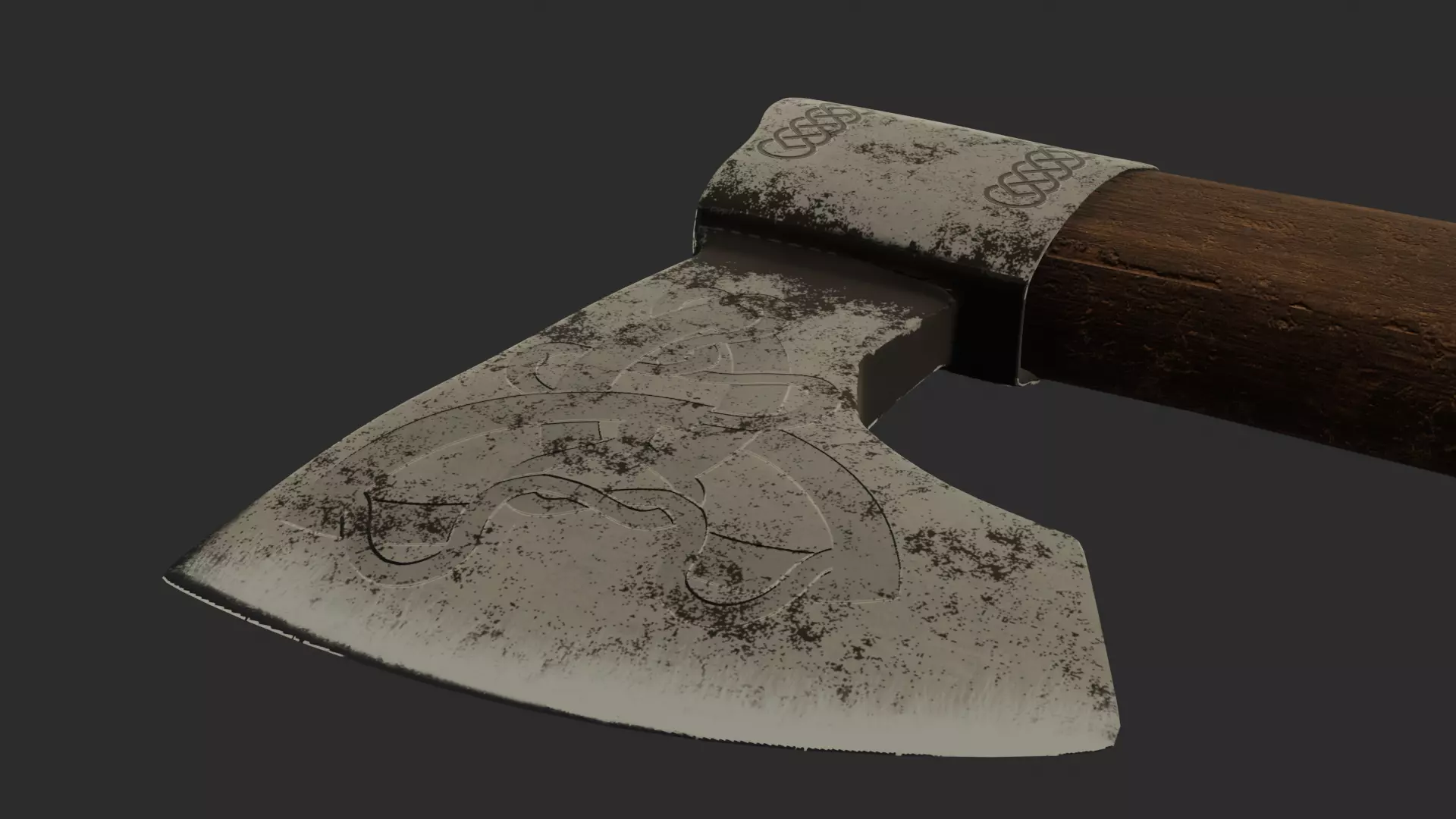 The Axe Free low-poly 3D model