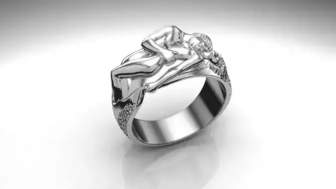 love ring  brand 3D print model