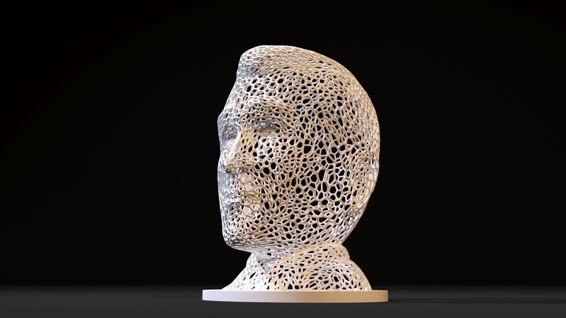 George W Bush 3D print model_9