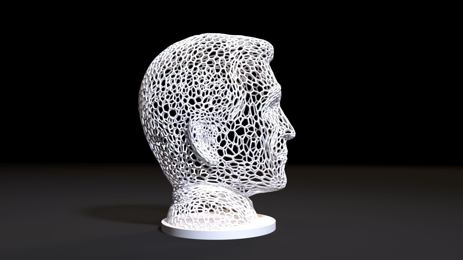 George W Bush 3D print model_5