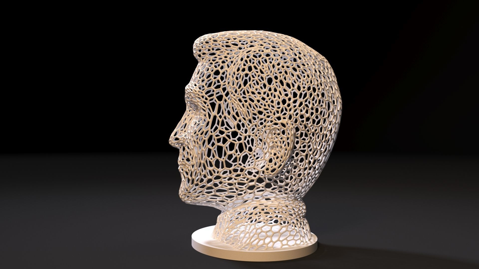 George W Bush 3D print model_1