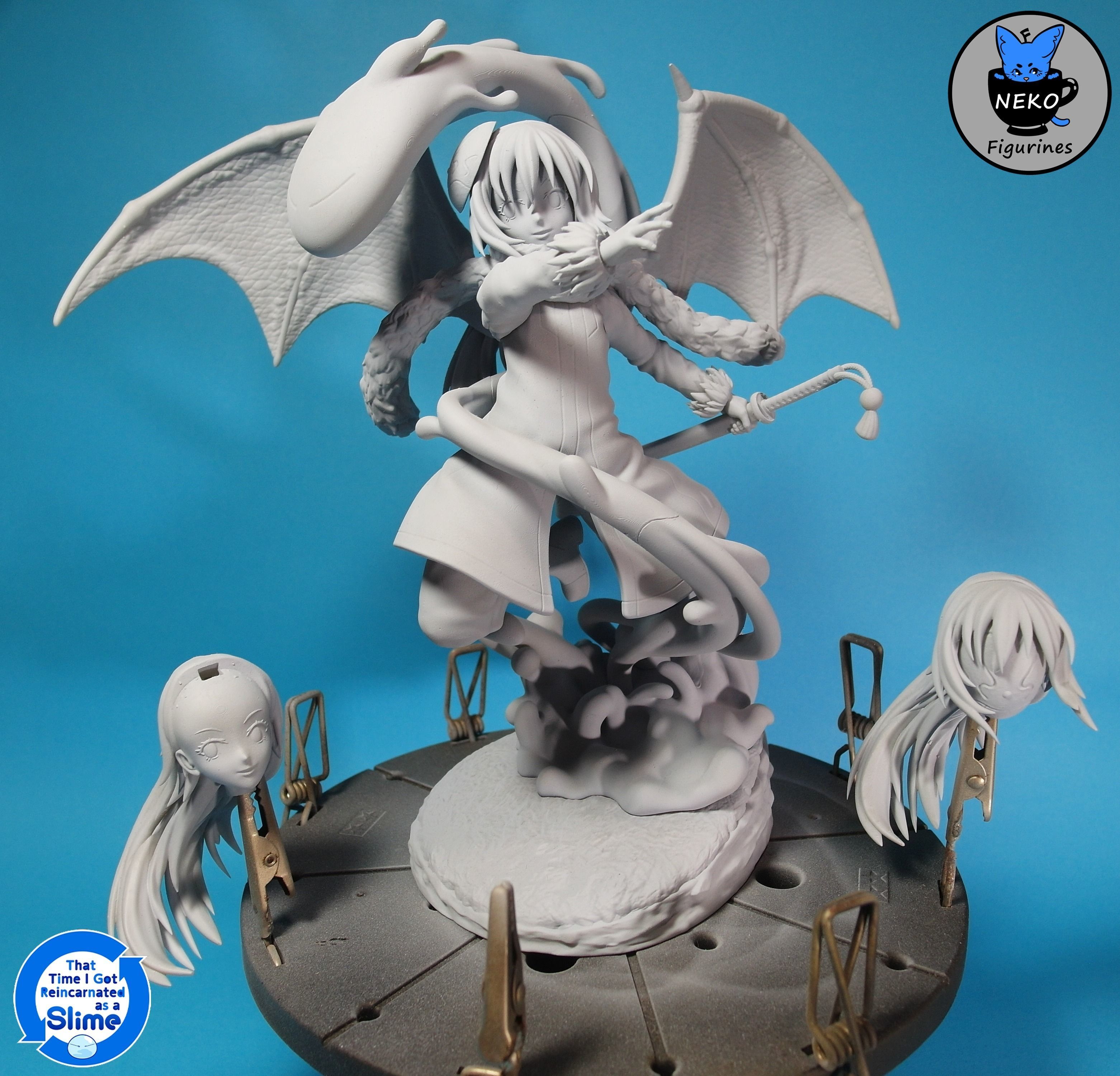 Rimuru Tempest - Reincarnated as a Slime Anime Figurine STL 3D print model_5