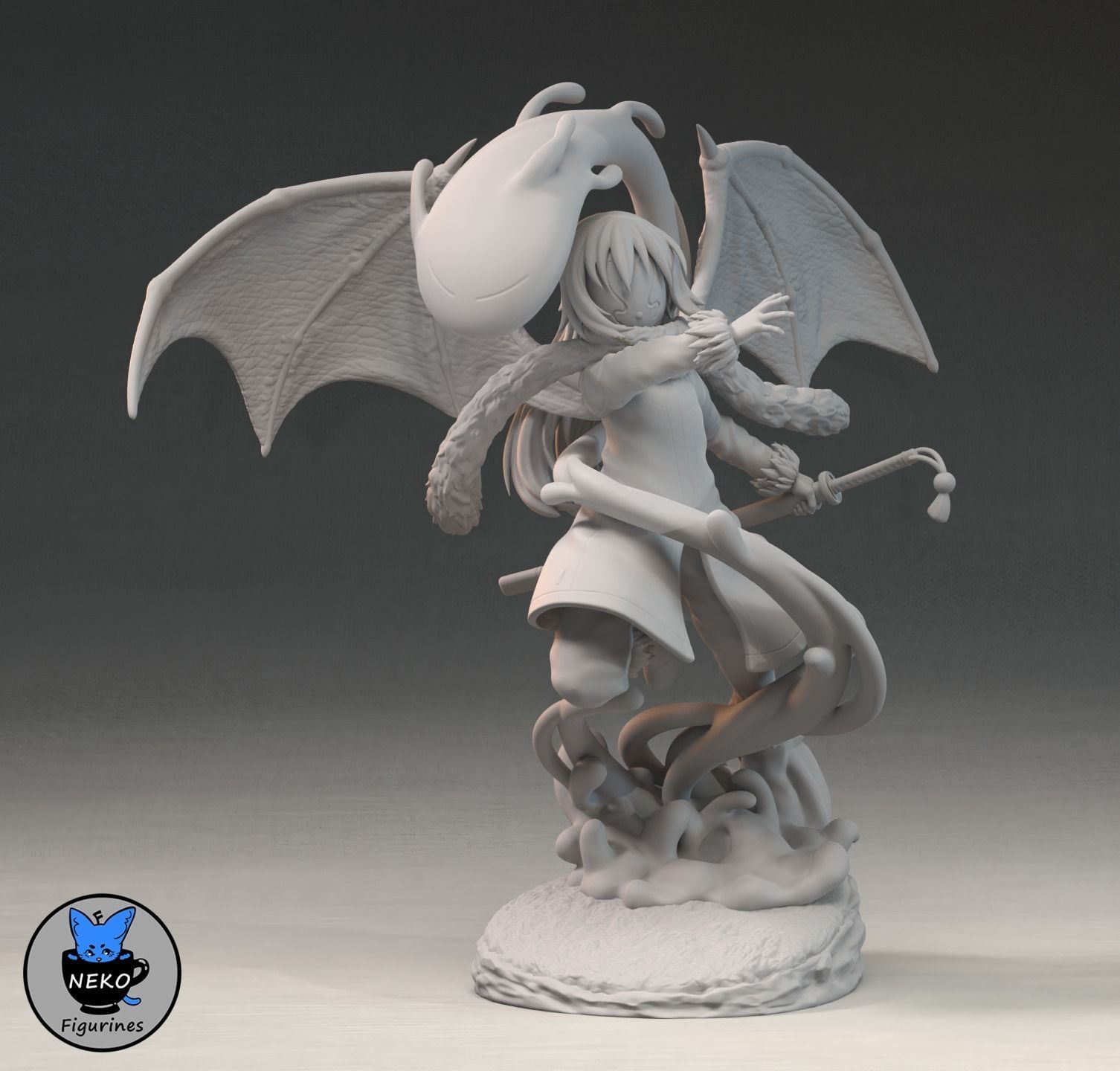 Rimuru Tempest - Reincarnated as a Slime Anime Figurine STL 3D print model_22