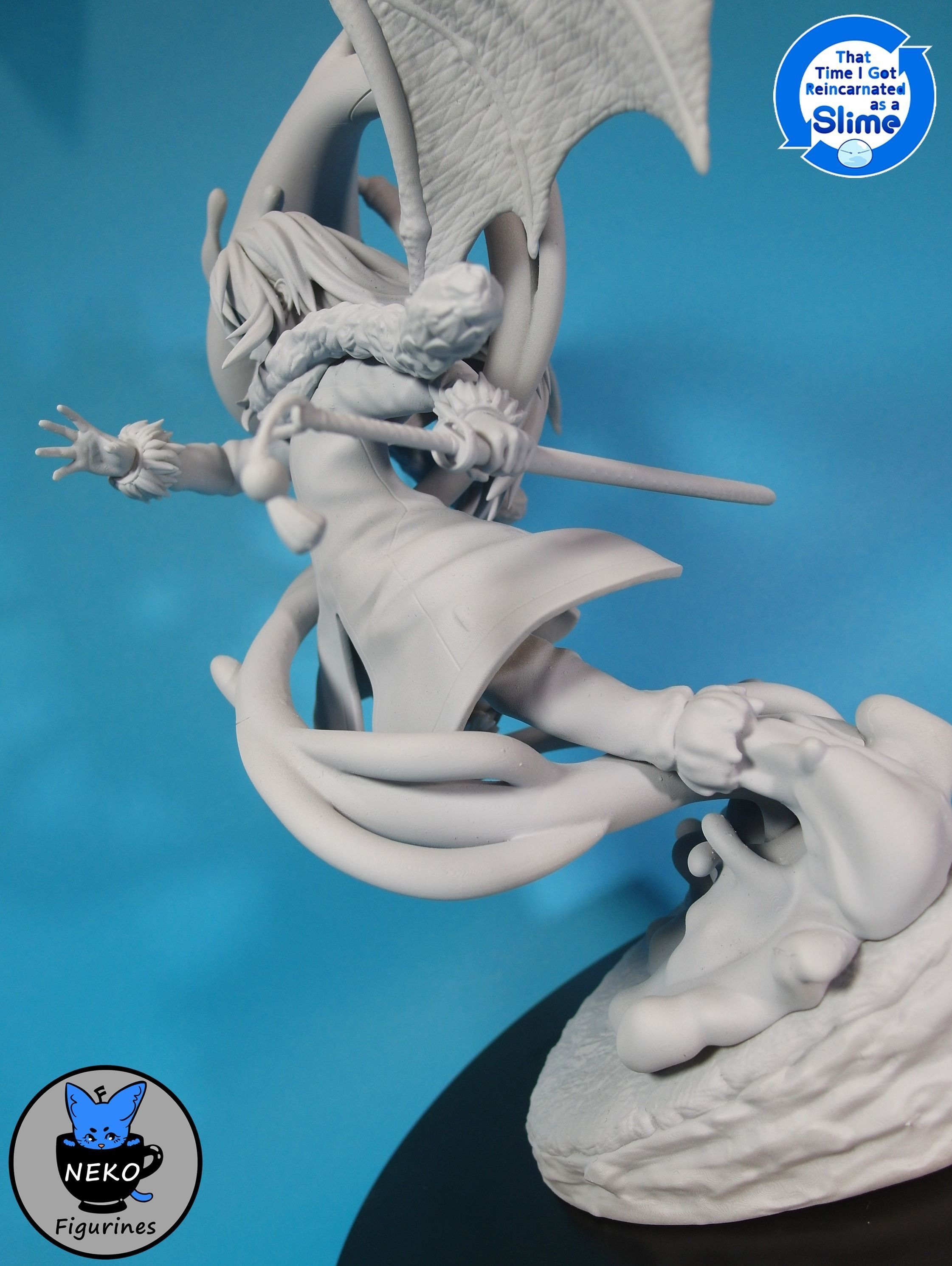 Rimuru Tempest - Reincarnated as a Slime Anime Figurine STL 3D print model_18