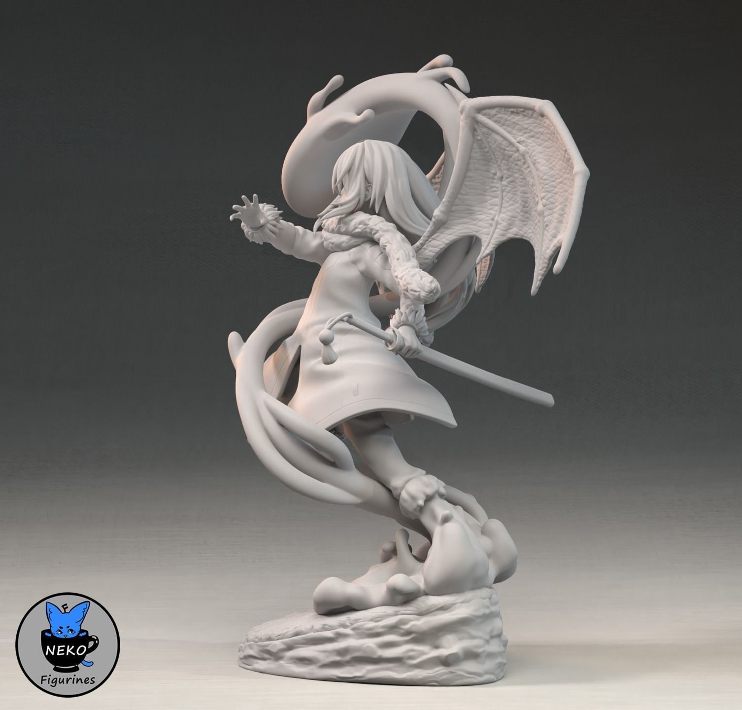 Rimuru Tempest - Reincarnated as a Slime Anime Figurine STL 3D print model_23