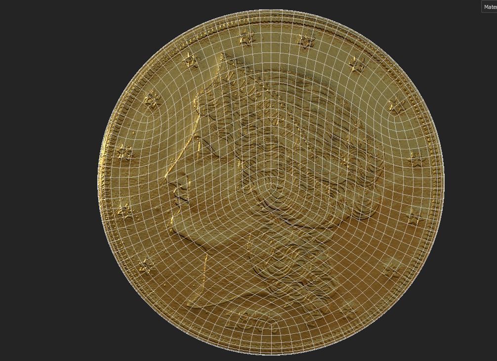 Old US Coin 3D model_3
