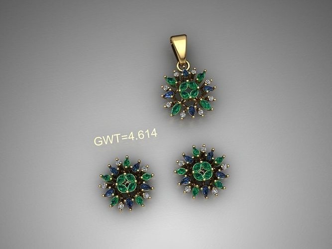 fashion pendent 3D print model