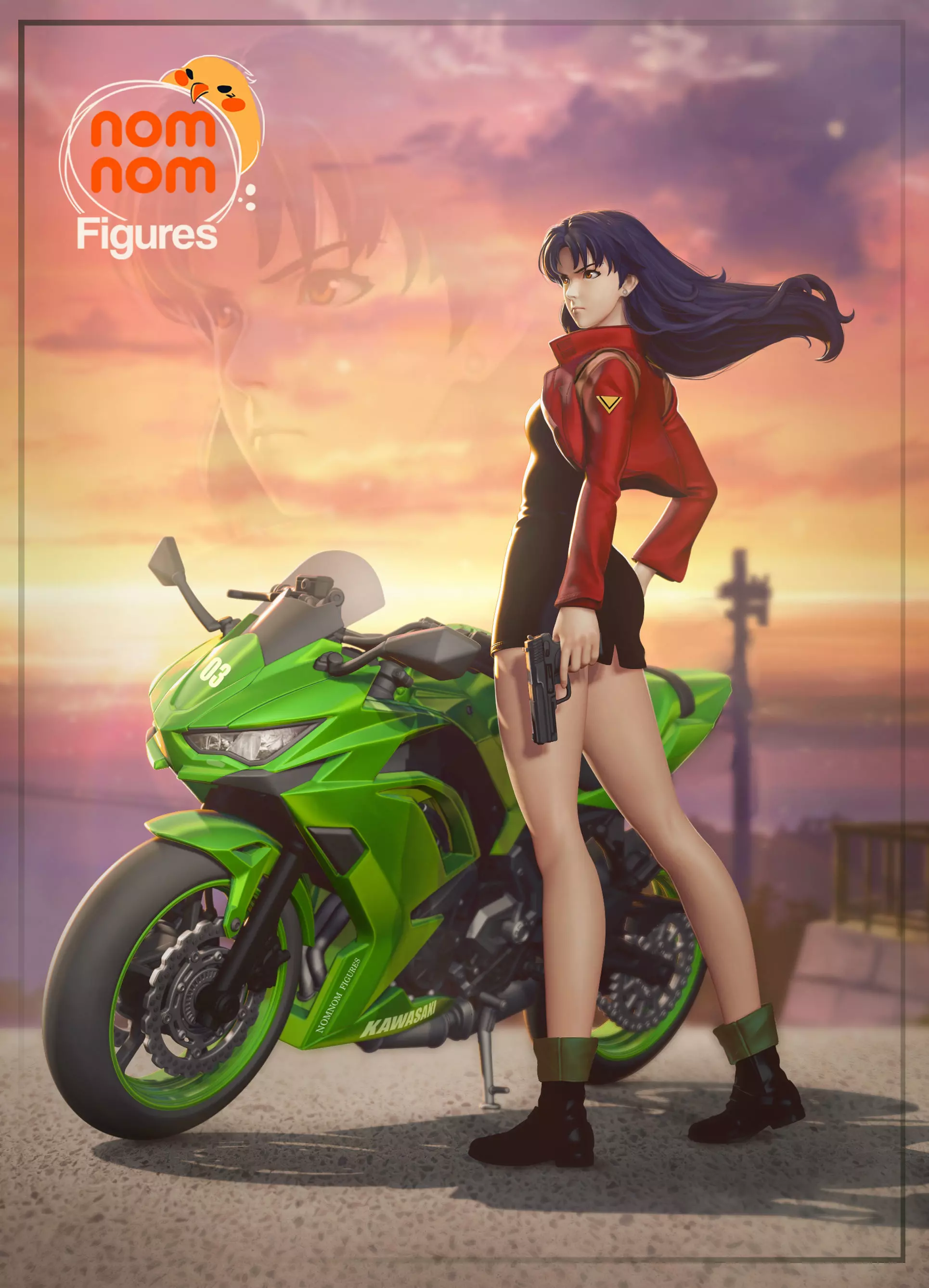 Misato - Neon Genesis Evangelion 3D print model_0