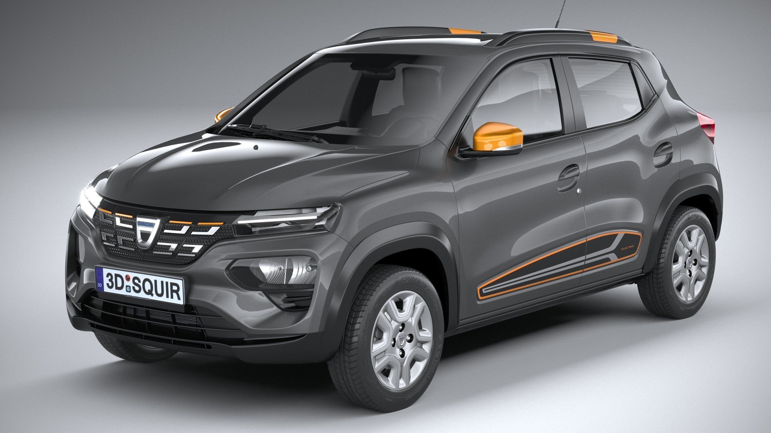 Dacia Spring 2022 3D model_1