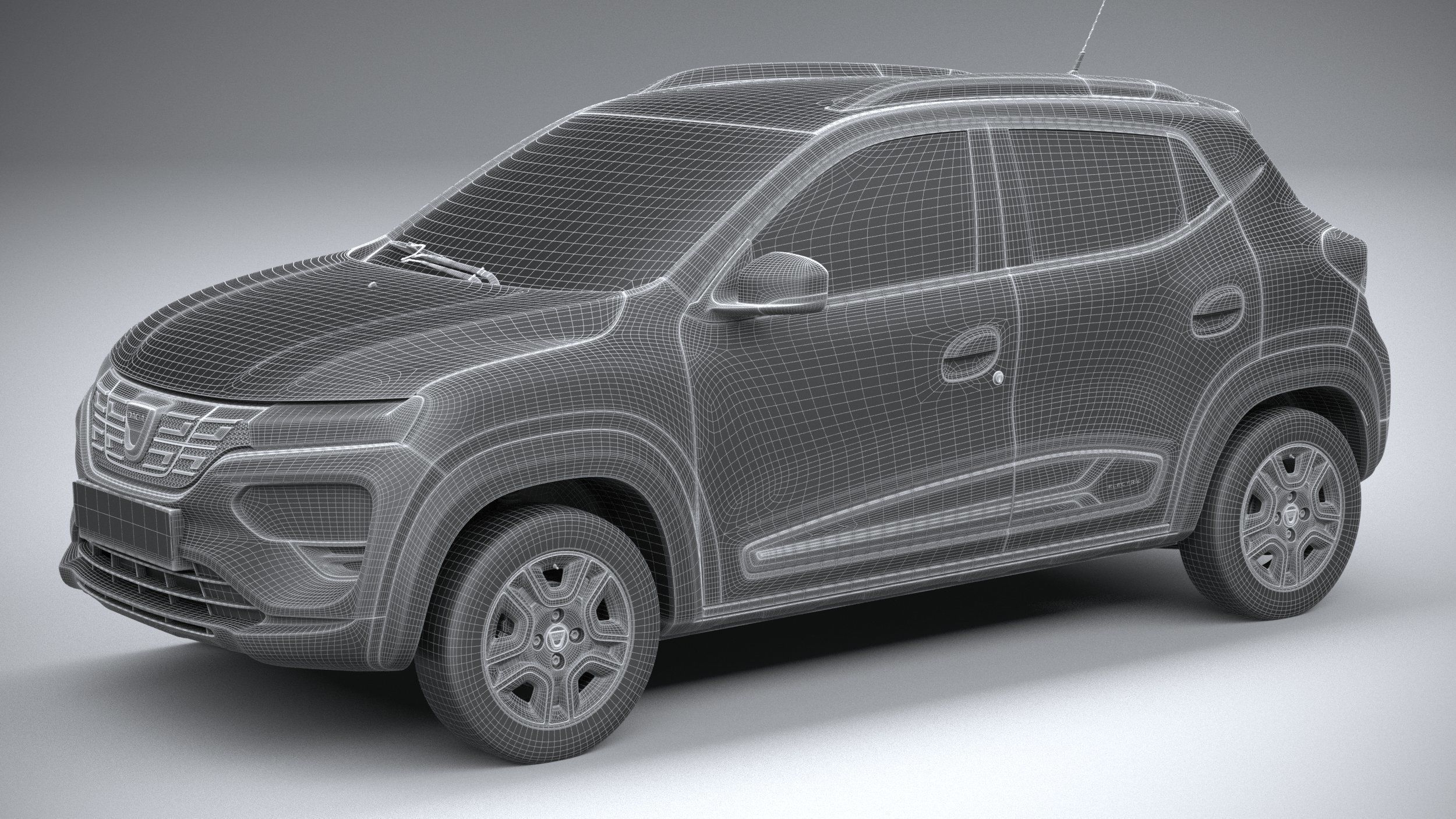 Dacia Spring 2022 3D model_26