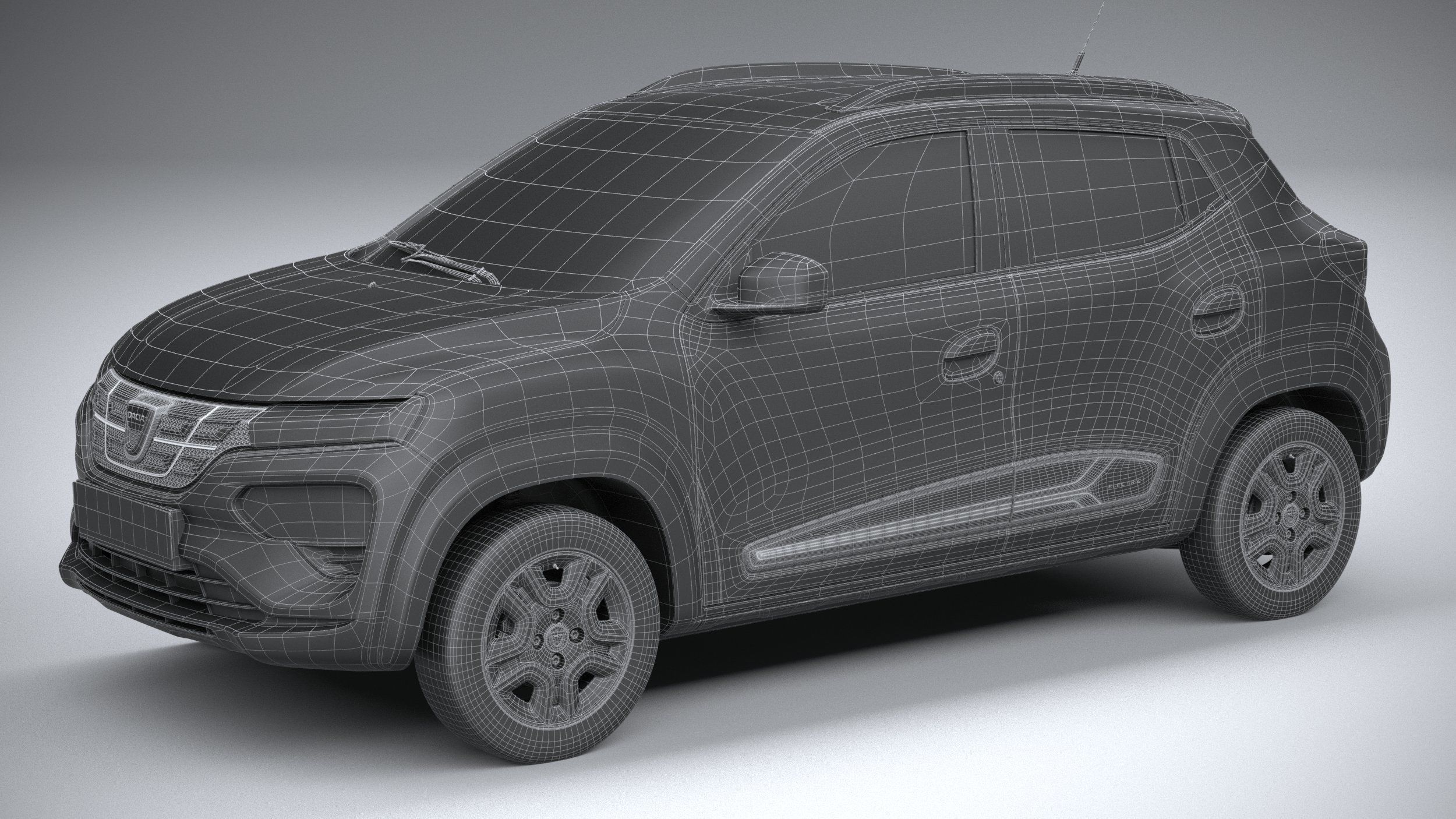 Dacia Spring 2022 3D model_28