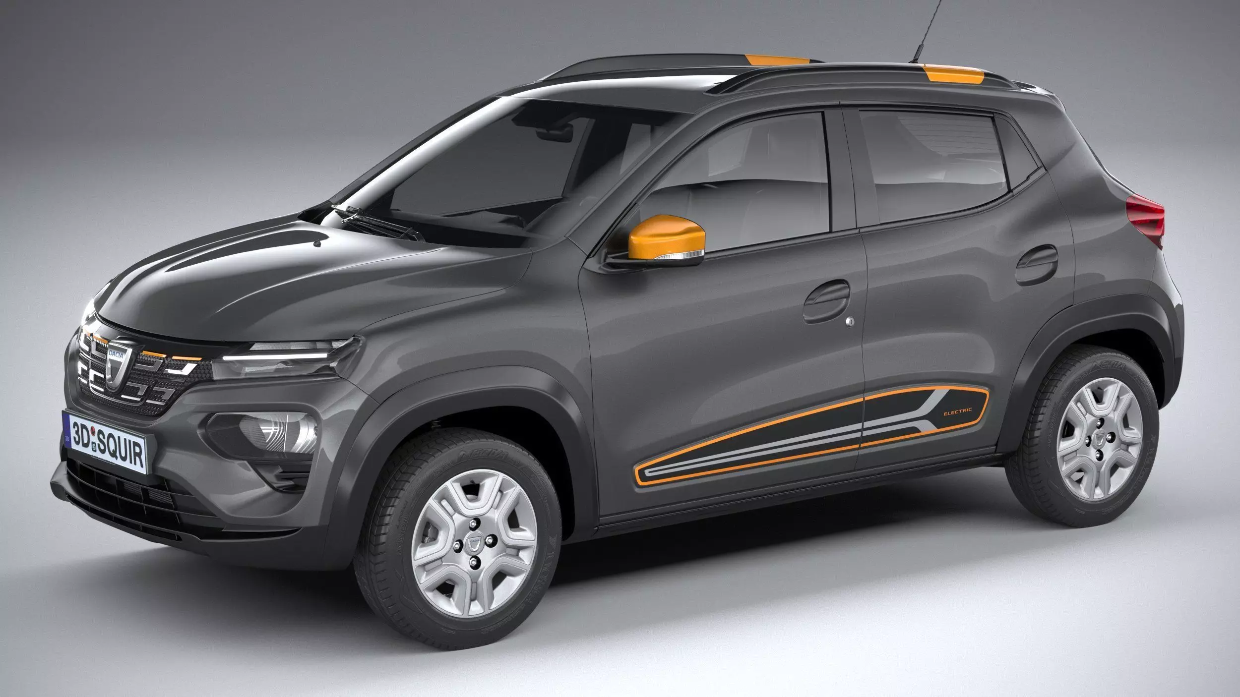 Dacia Spring 2022 3D model_0