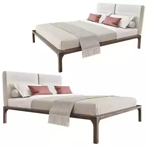 Modern style double bed