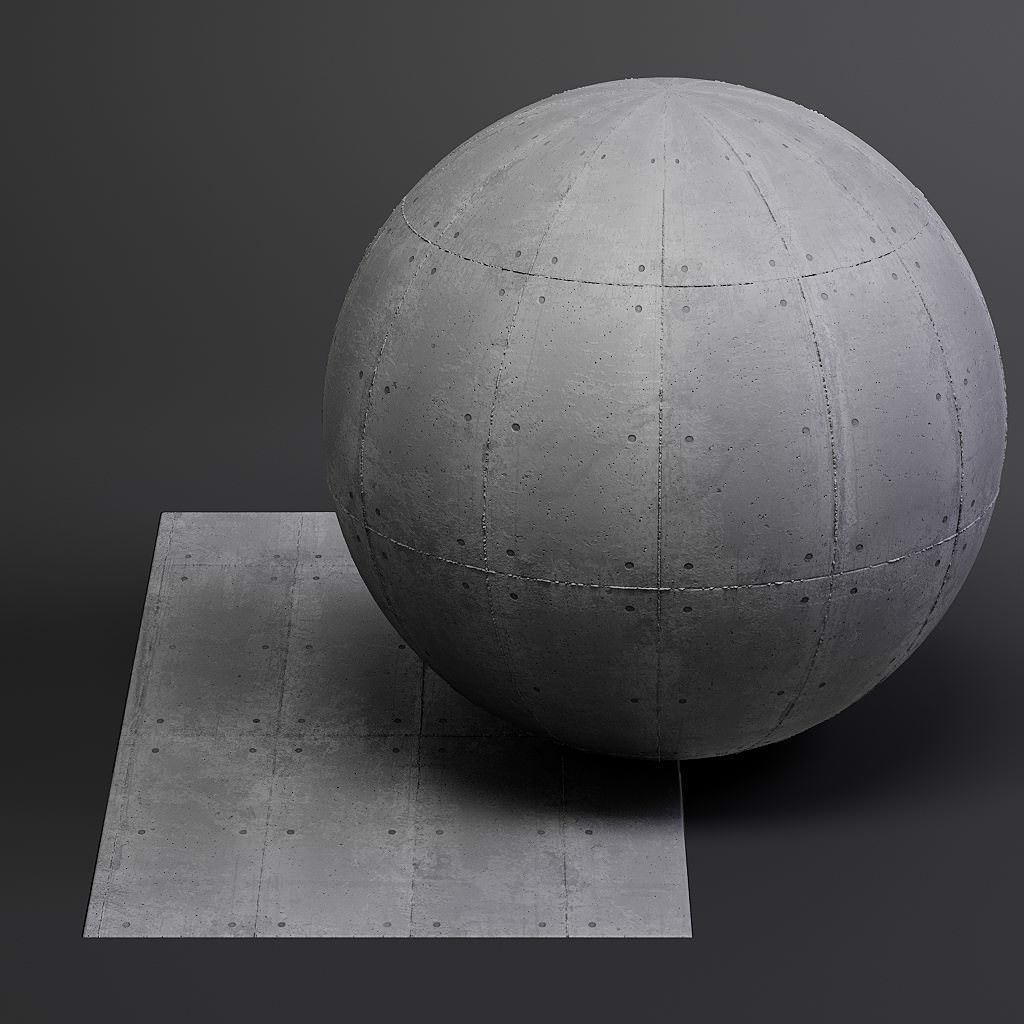 Concrete vol08 Structured 8K Seamless PBR Materials Texture_5