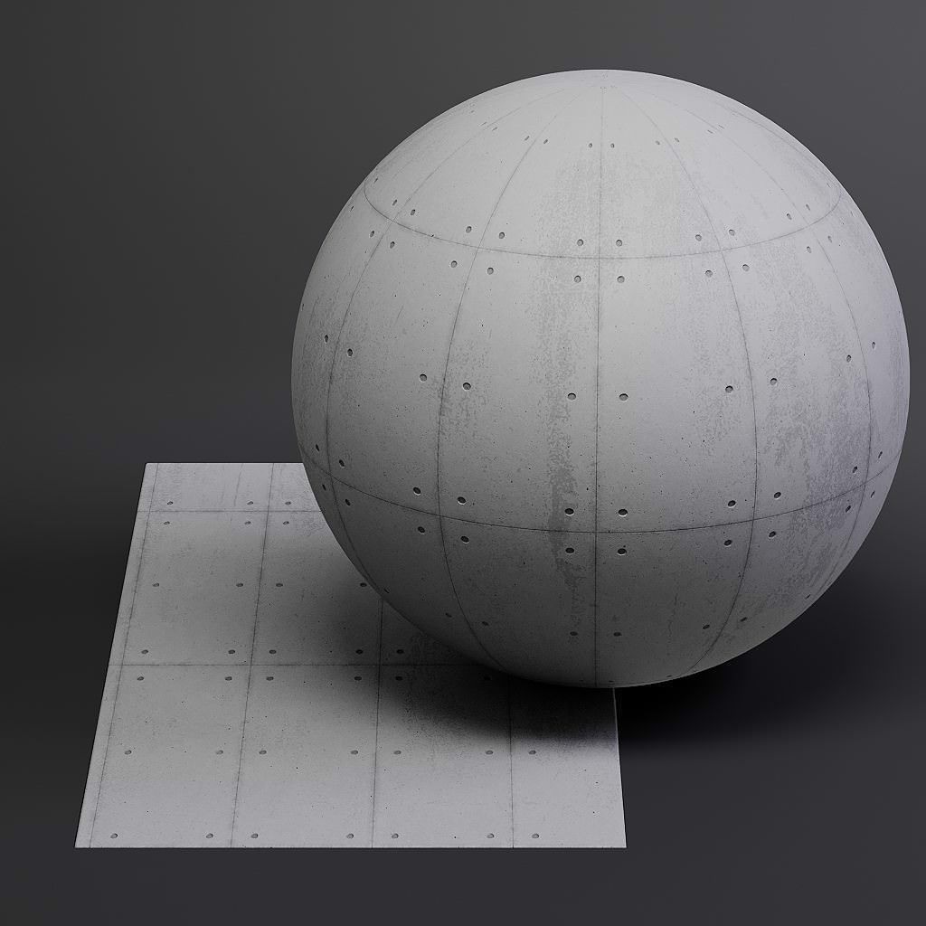 Concrete vol08 Structured 8K Seamless PBR Materials Texture_7