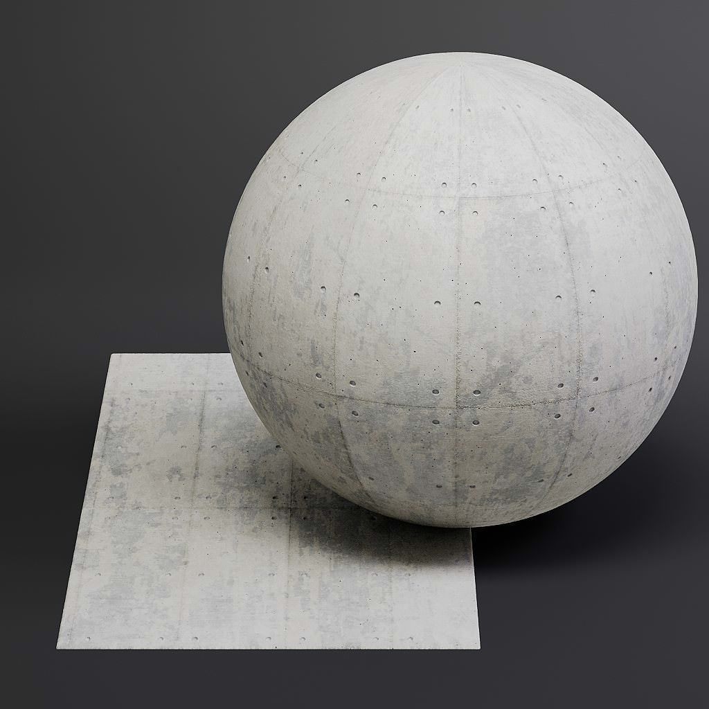 Concrete vol08 Structured 8K Seamless PBR Materials Texture_9