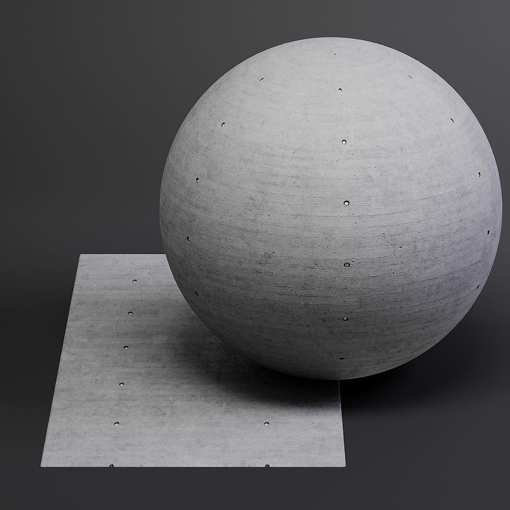 Concrete vol08 Structured 8K Seamless PBR Materials Texture_1