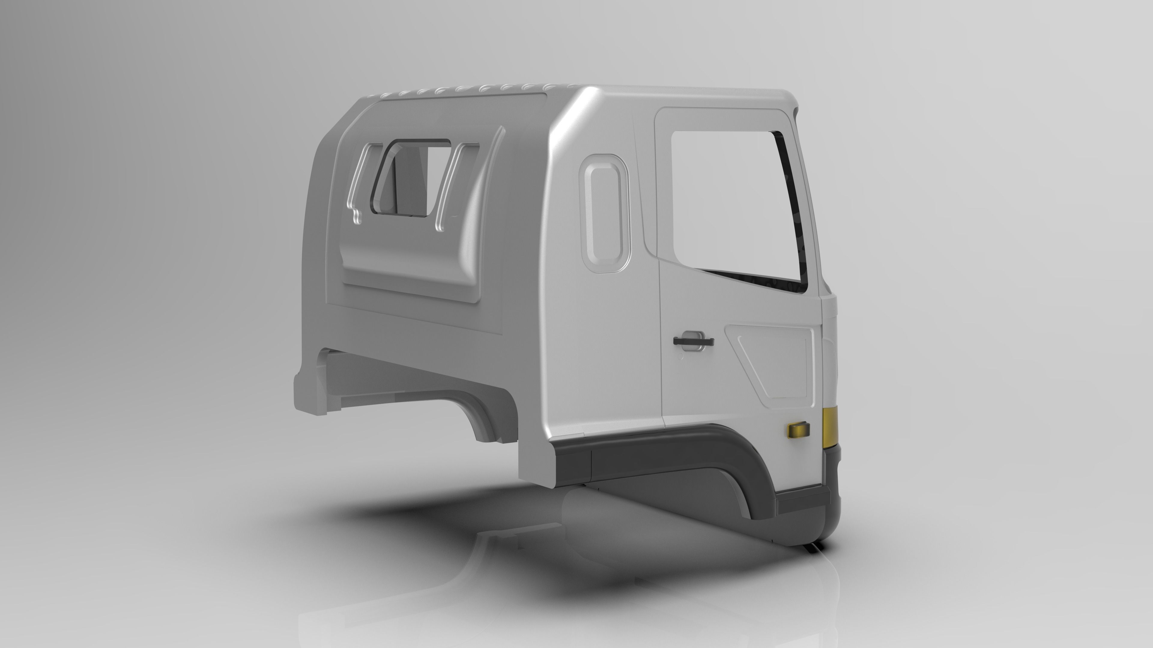 Hino 500 3D model_3