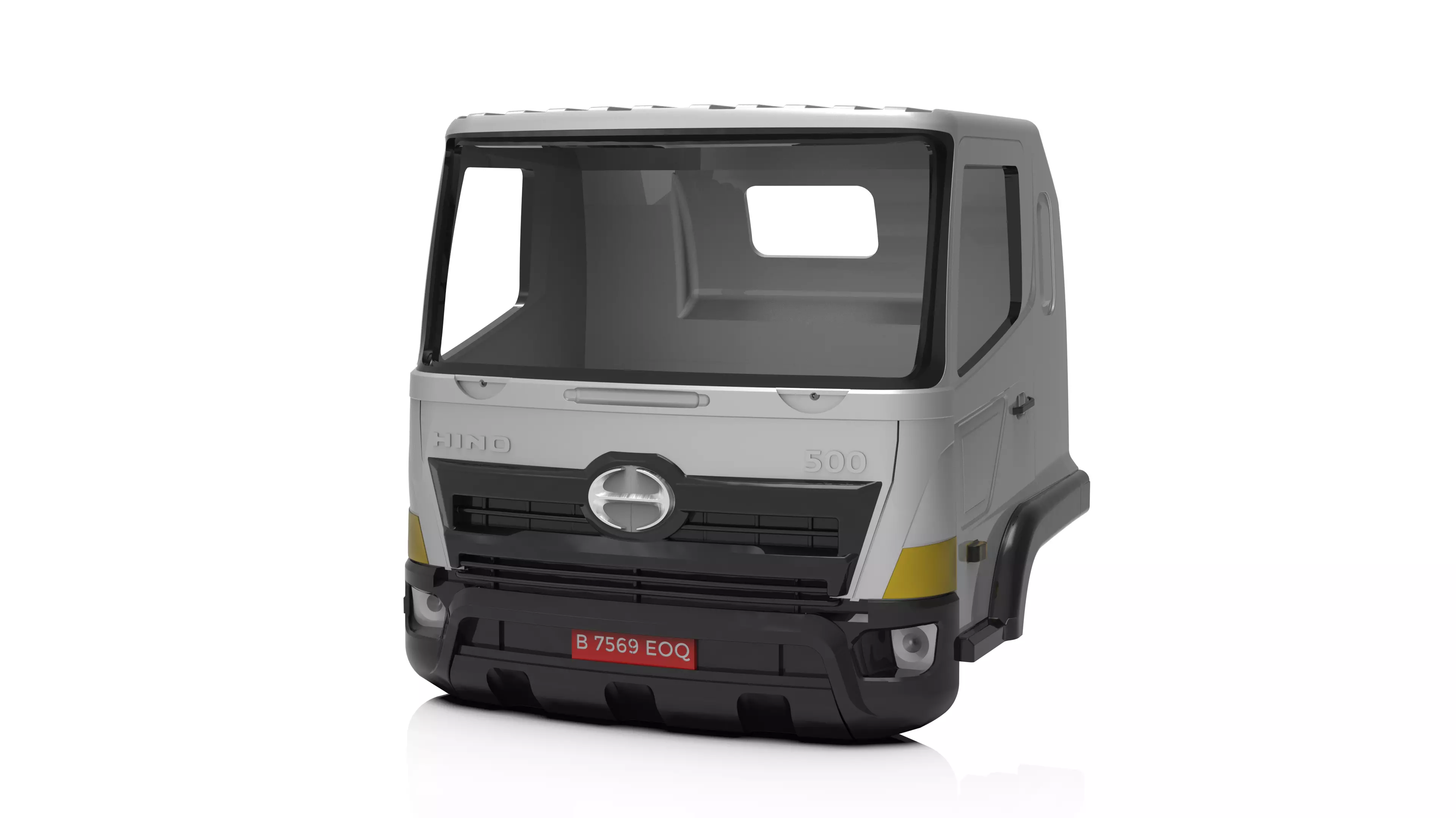 Hino 500 3D model_0