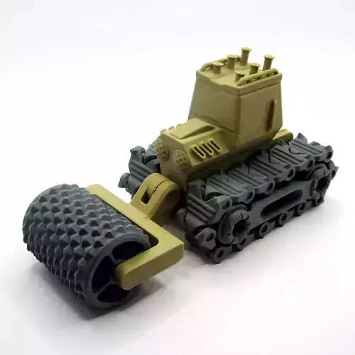 3D Printable - Heavy Bulldozer 