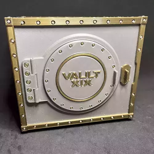 The Vault Magnetically Locked Trinket Safe 3D print model
