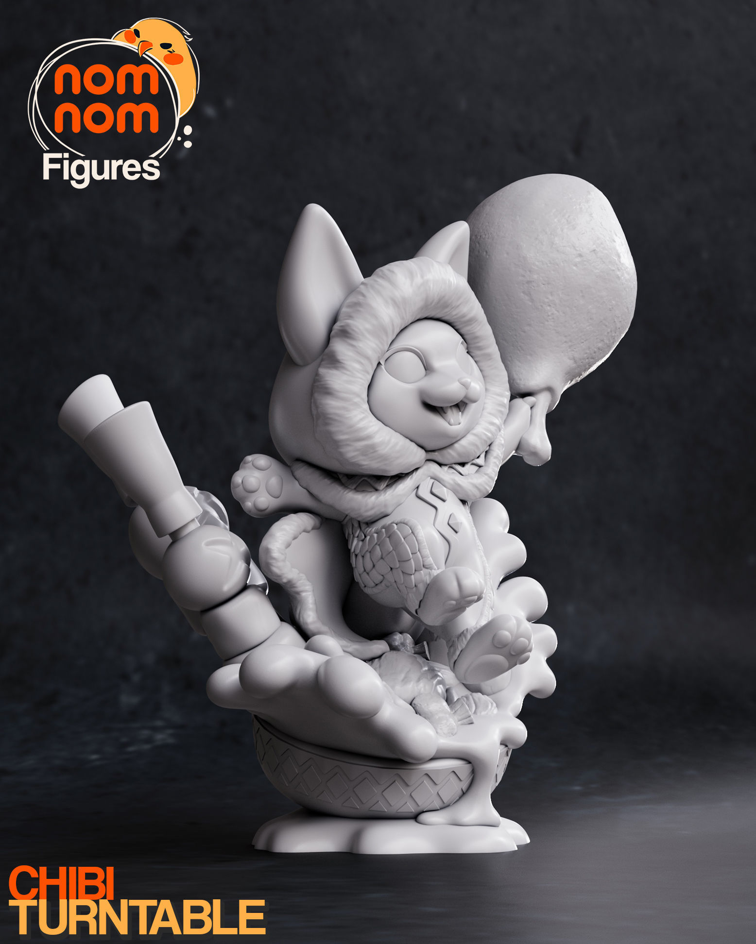 Chibi Palico - Monster Hunter 3D print model_6