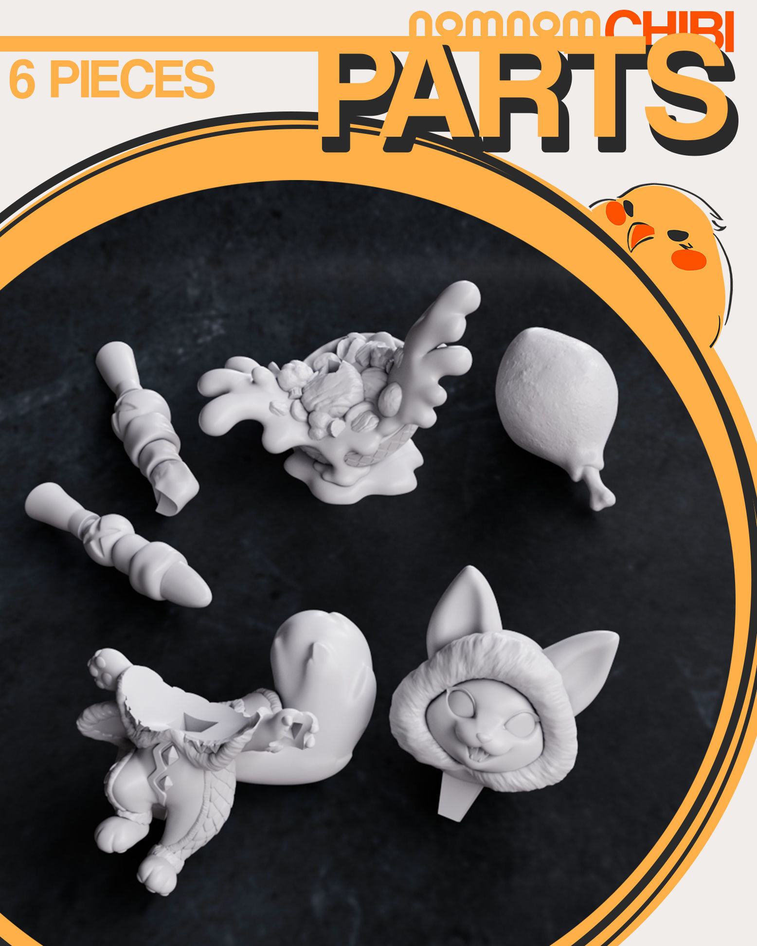 Chibi Palico - Monster Hunter 3D print model_1