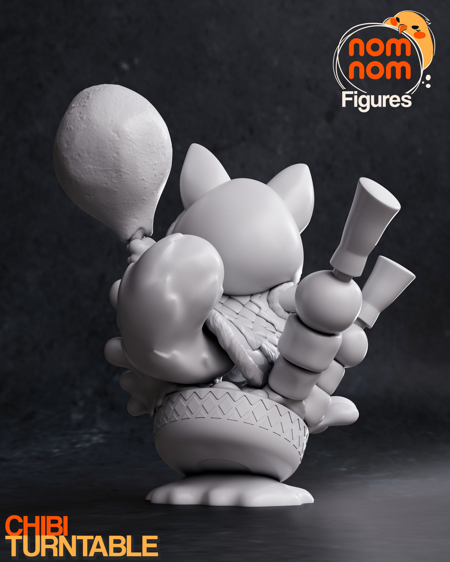 Chibi Palico - Monster Hunter 3D print model_3