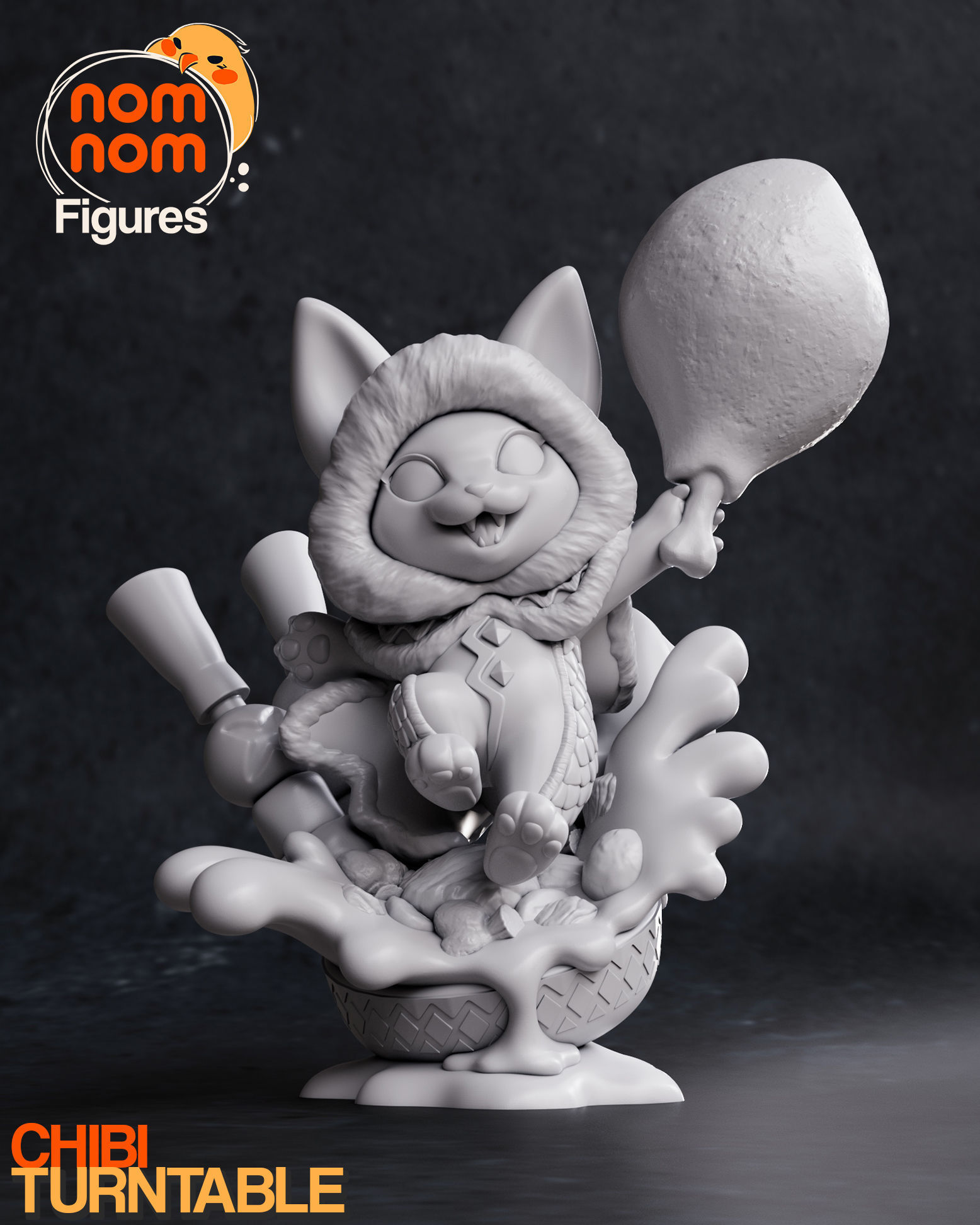 Chibi Palico - Monster Hunter 3D print model_4